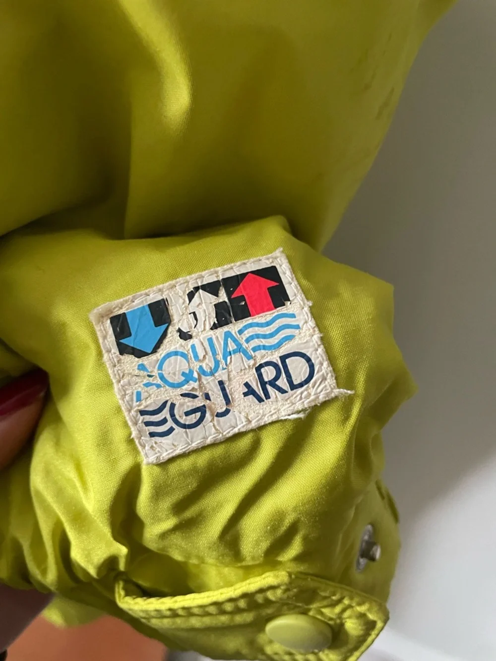 90s Vintage Jones Vancouver Canada Longline Parka Jacket Lime Green Retro Ski - Picture 7 of 11